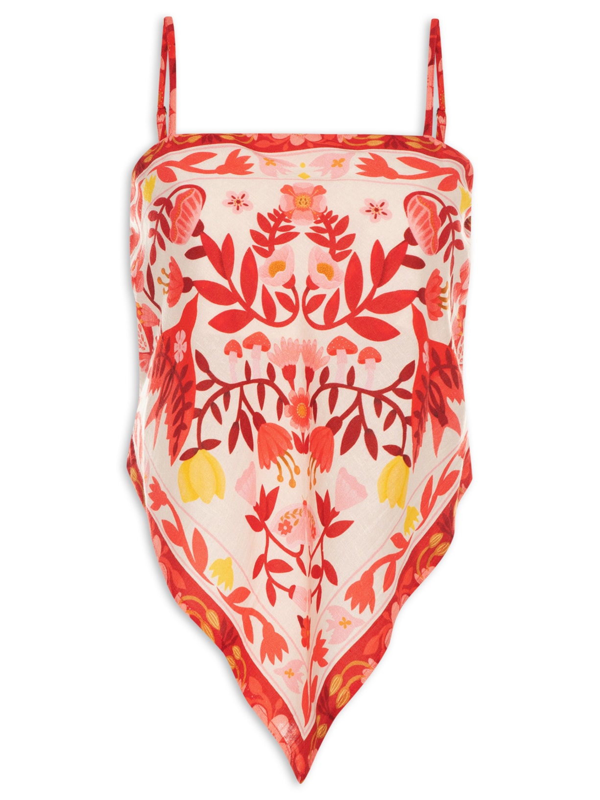 Regata Feminina Pomar Romântico - Branco