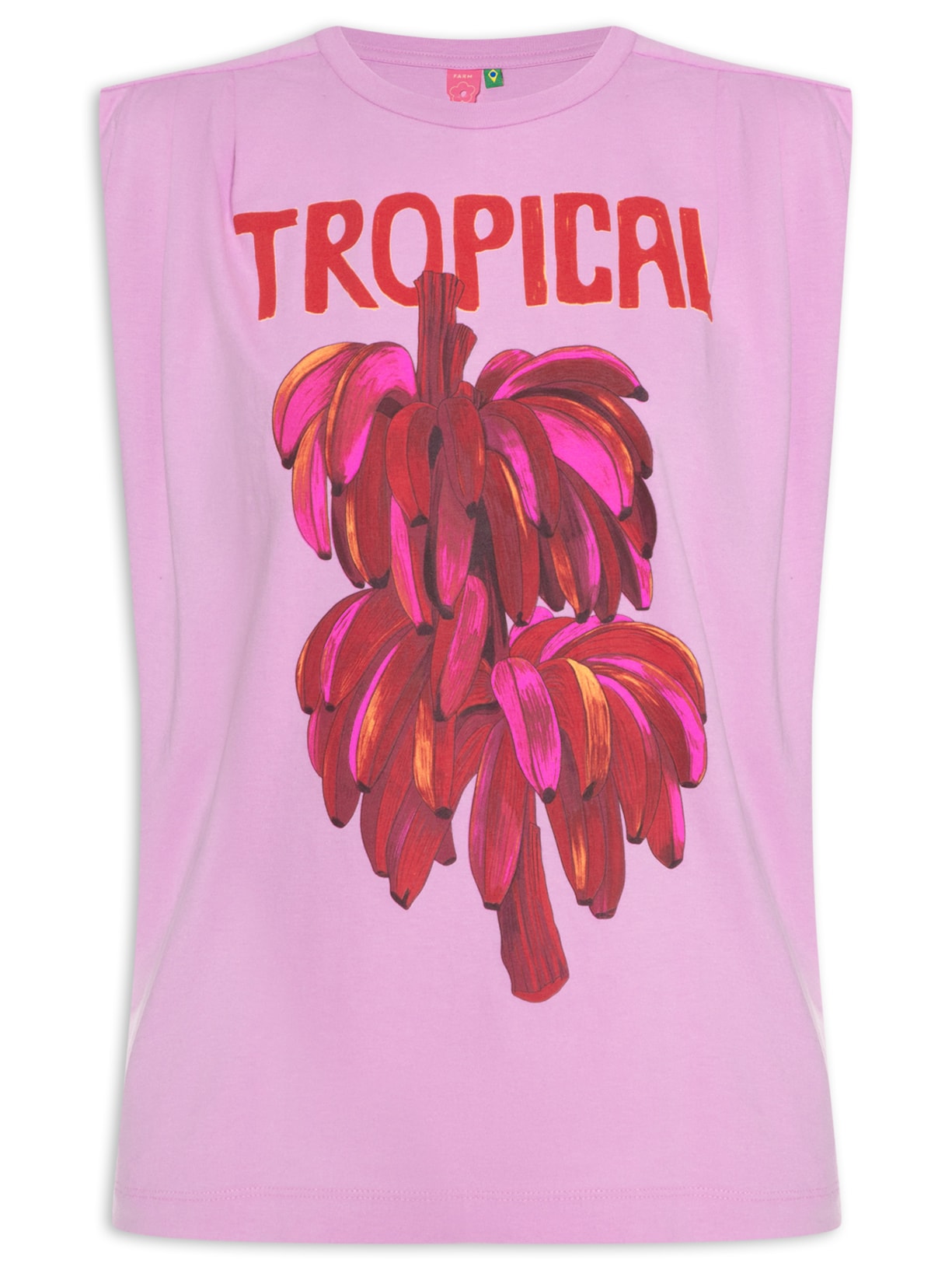 Regata Feminina Pregas Tropícal - Lilás