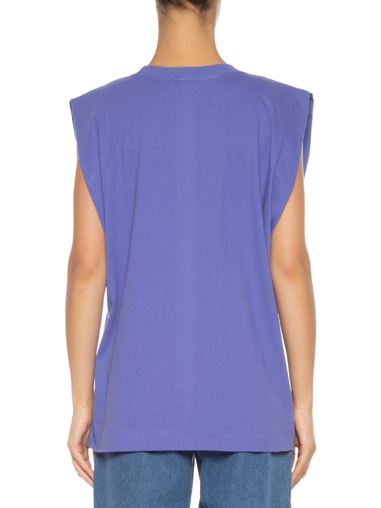 Regata Feminina Quadrada Brasil Tropical Roxo Farm