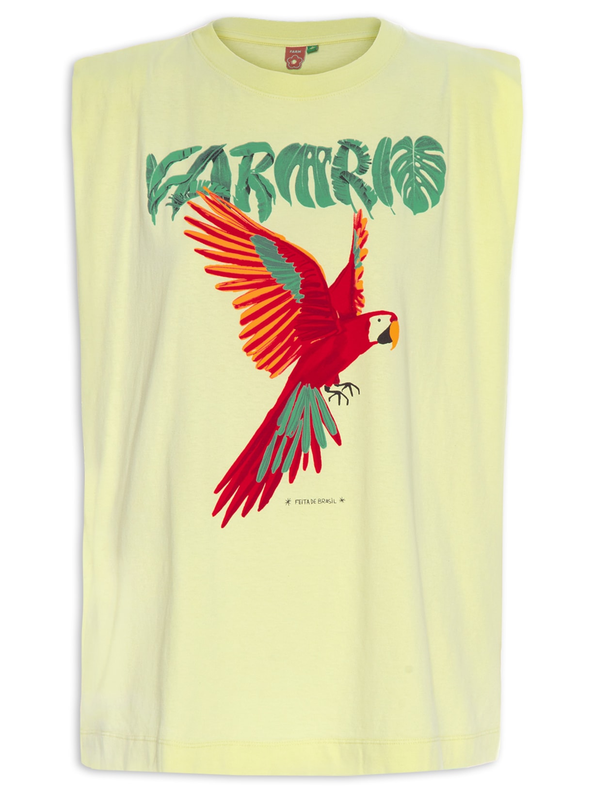 Regata Feminina Quadrada Farm Rio - Verde