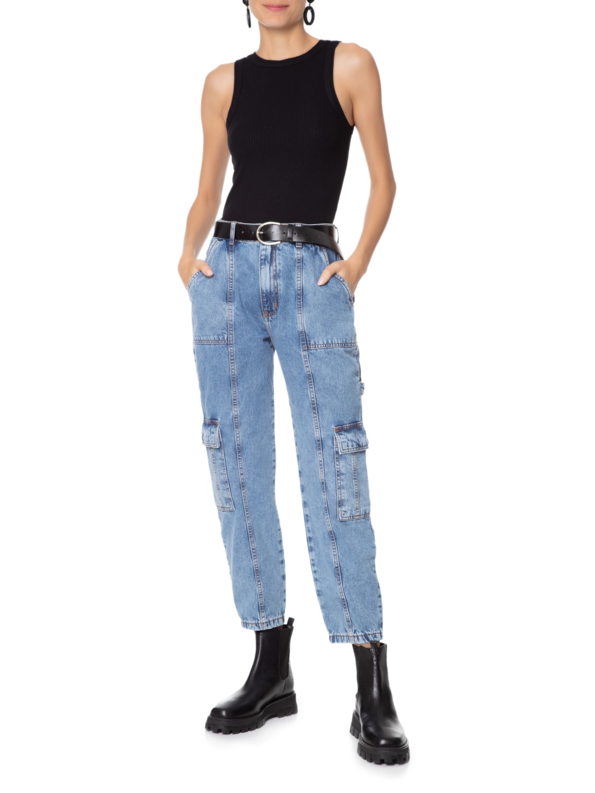 Regata Feminina Racer Tank Preto Levi's