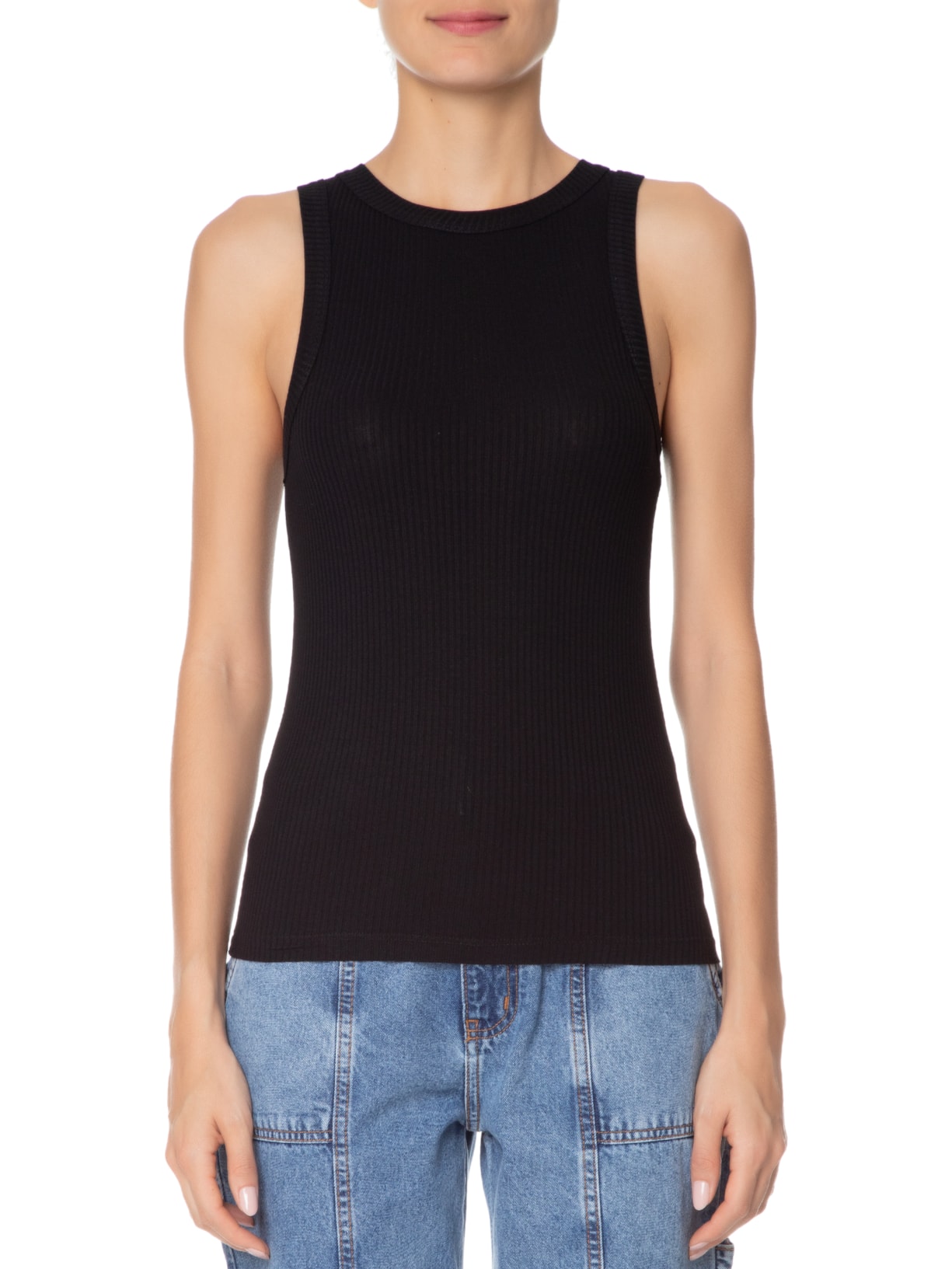 Regata Feminina Racer Tank Preto Levi's