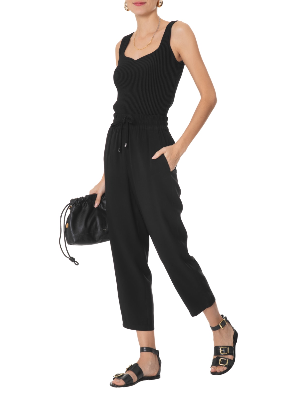 Regata Feminina Ravene III Preto  Le Lis