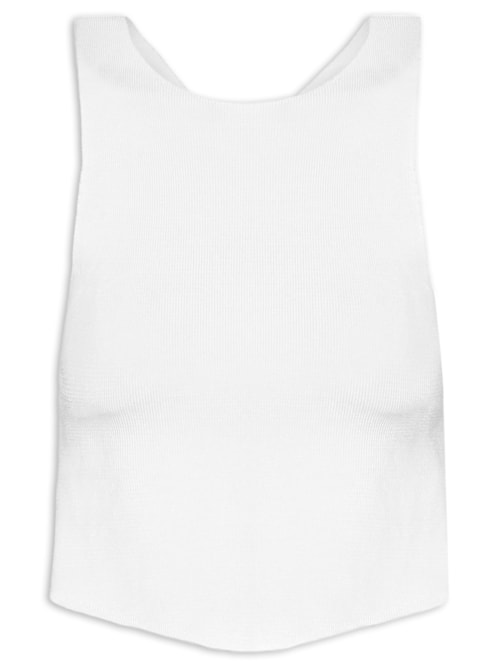 Regata Feminina Rayon Nadador Aberto - Off White