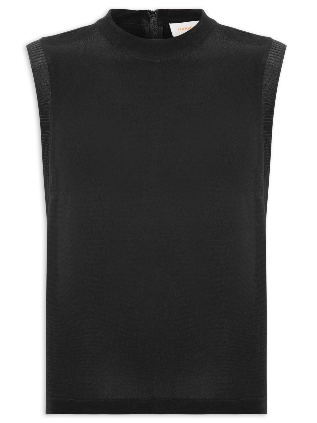 Regata Feminina Reta Retilínea - Preto