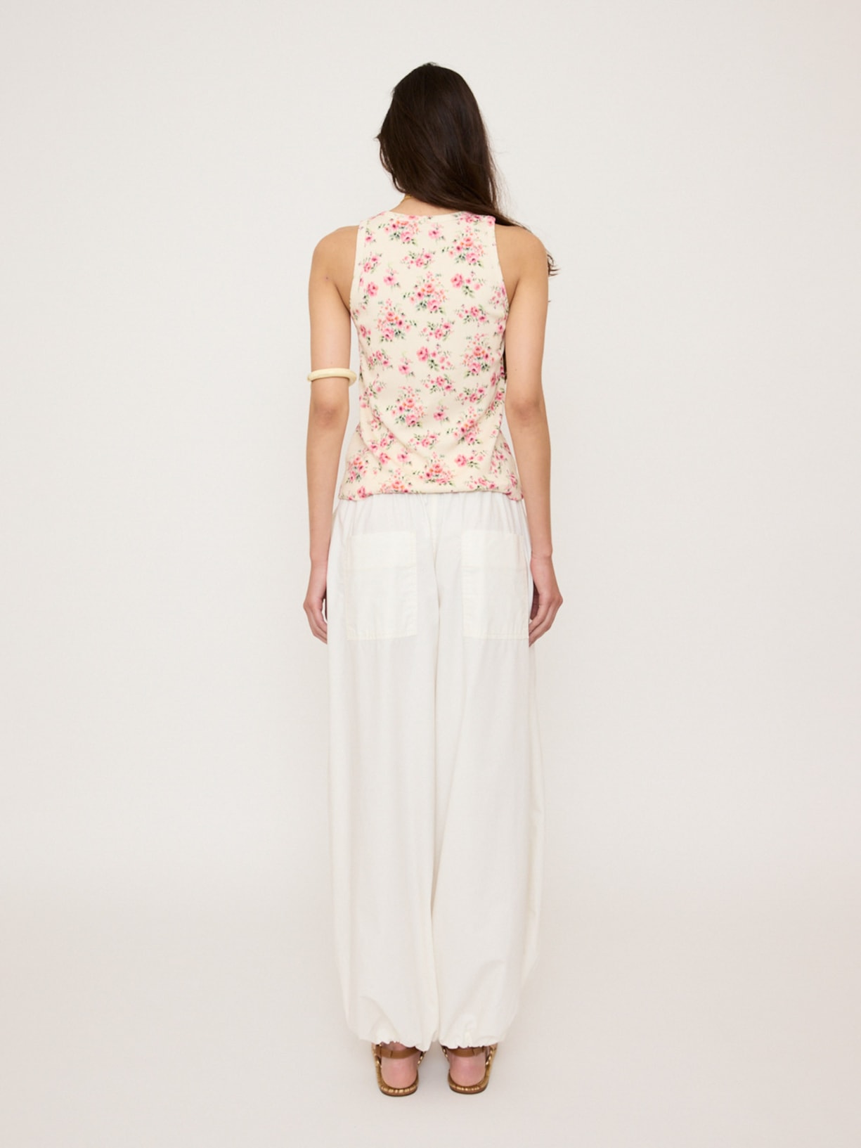 Regata Feminina Rib Blush Garden V27 Rosa Mixed
