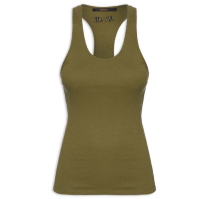 Regata Feminina Rib Nadador Color - Verde