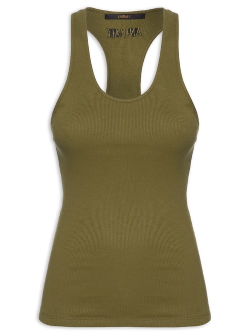Regata Feminina Rib Nadador Color - Verde