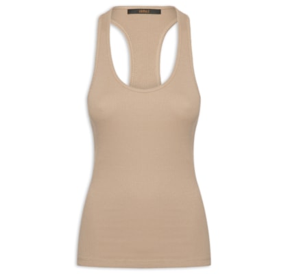 Regata Feminina Rib Nadador - Marrom