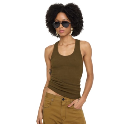 Regata Feminina Rib Nadador - Verde