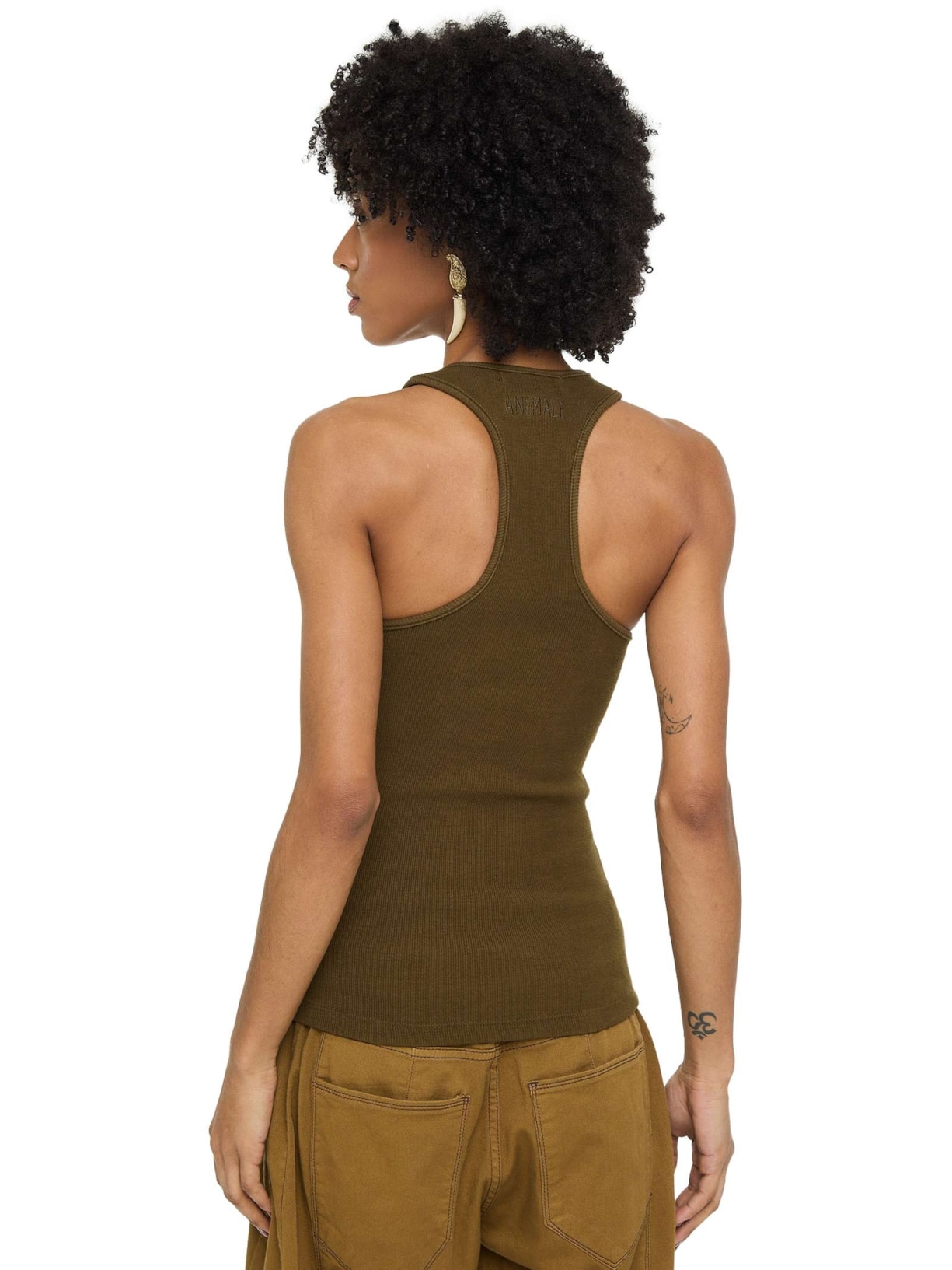 Regata Feminina Rib Nadador Verde Animale