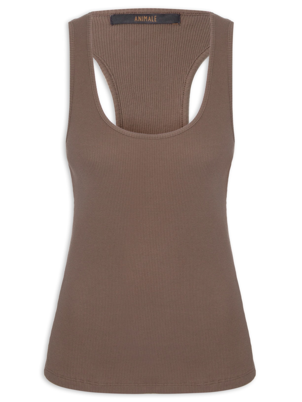 Regata Feminina Rib Nadador – Marrom Animale