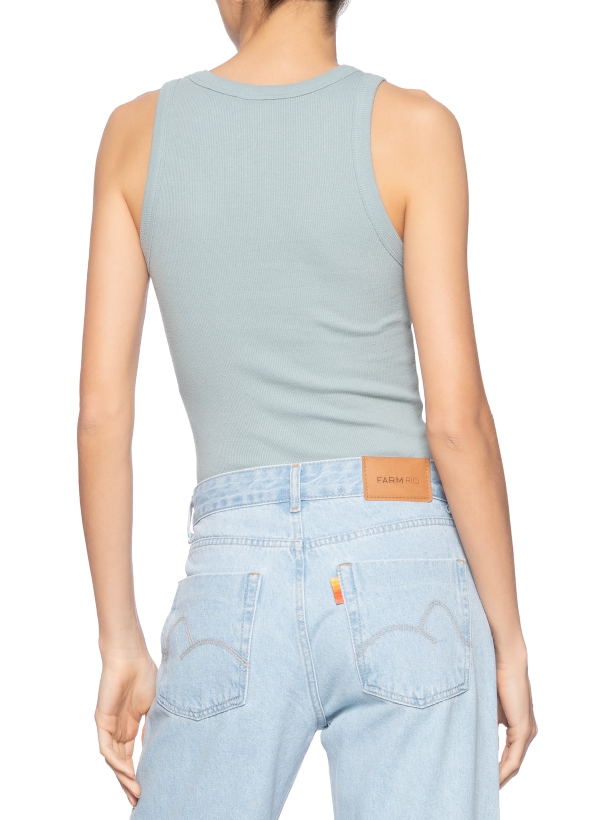 Regata Feminina Rib Papacoco Rio Azul Farm