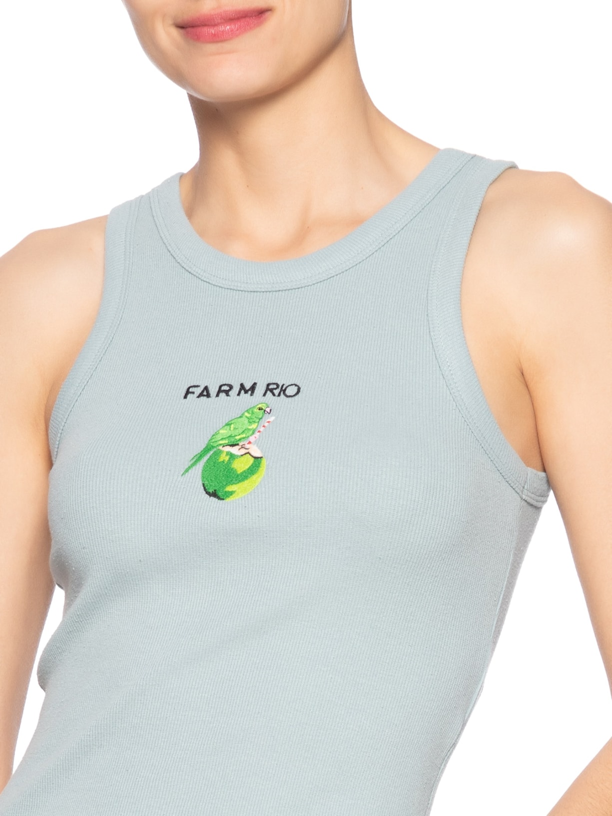 Regata Feminina Rib Papacoco Rio Azul Farm