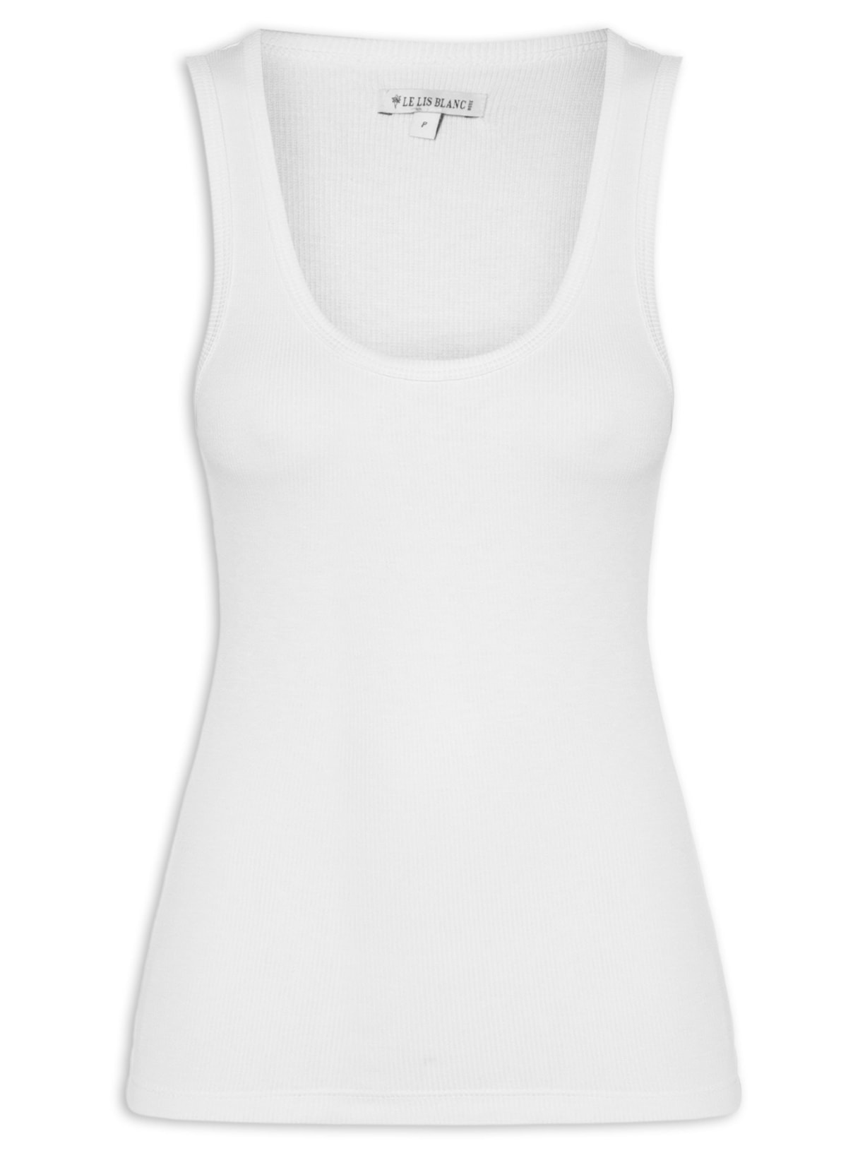 Regata Feminina Rib Perene II Branco Le Lis