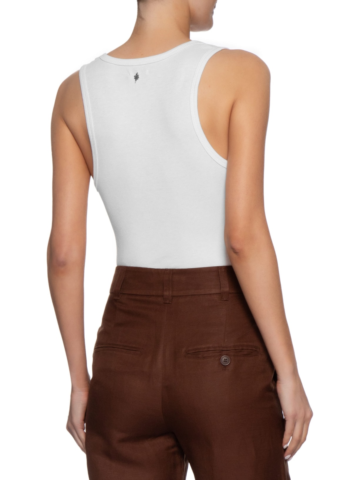 Regata Feminina Rib Perene II Branco Le Lis