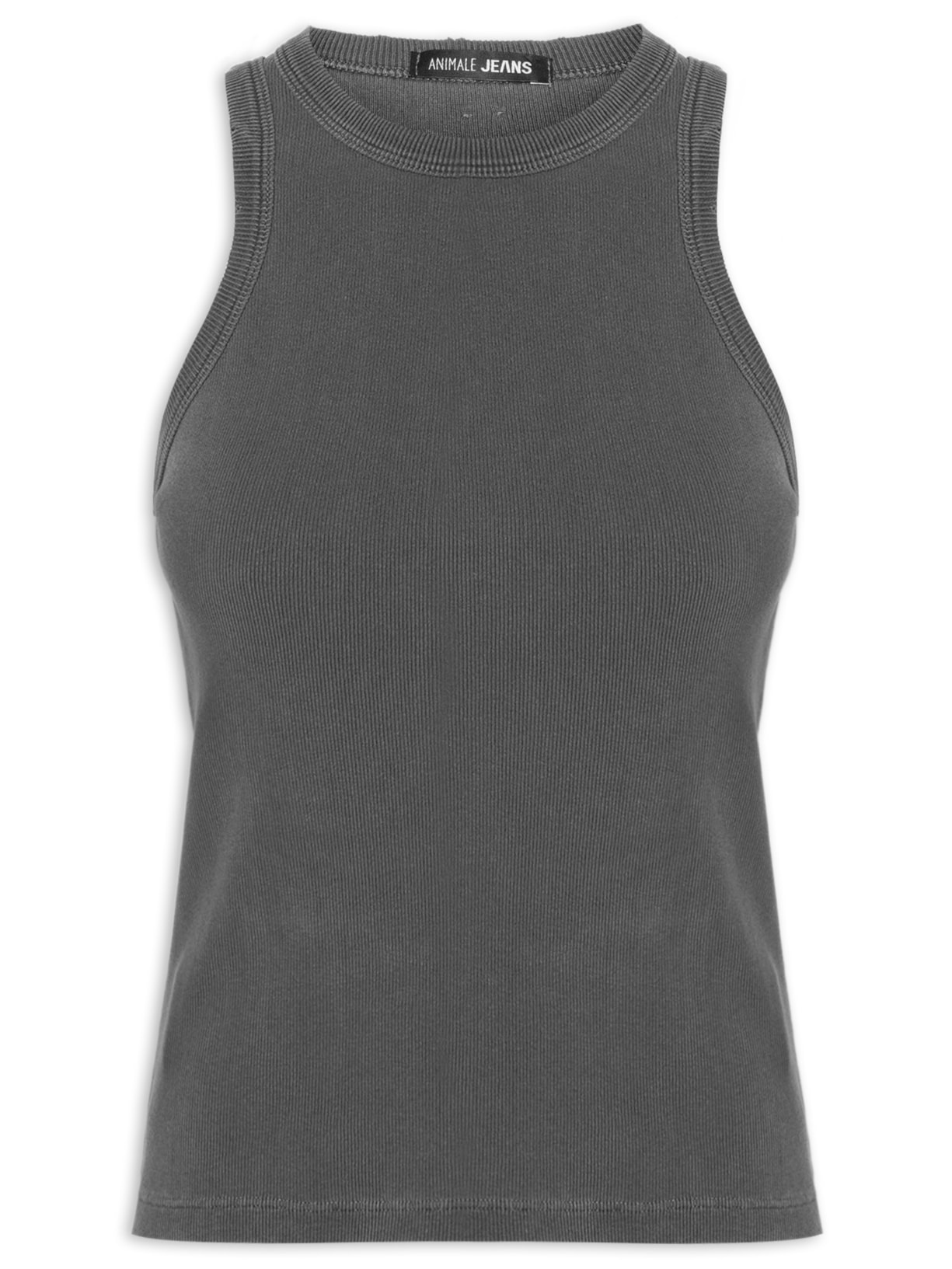 Regata Feminina Rib Puido - Preto