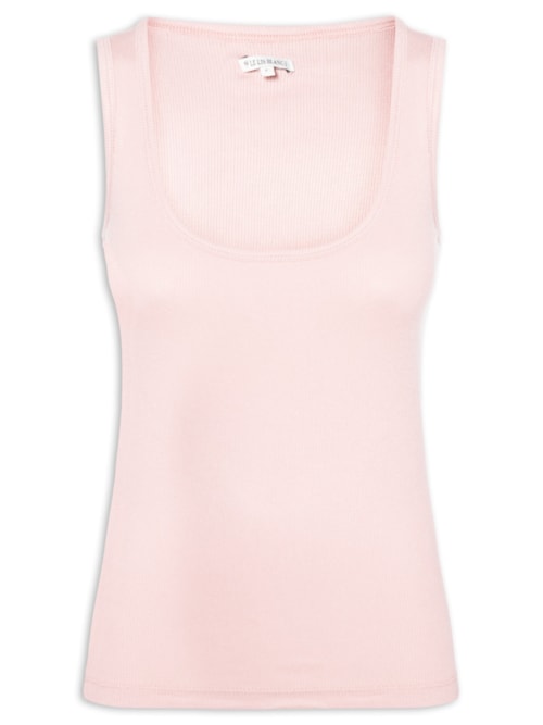 Regata Feminina Rib - Rosa