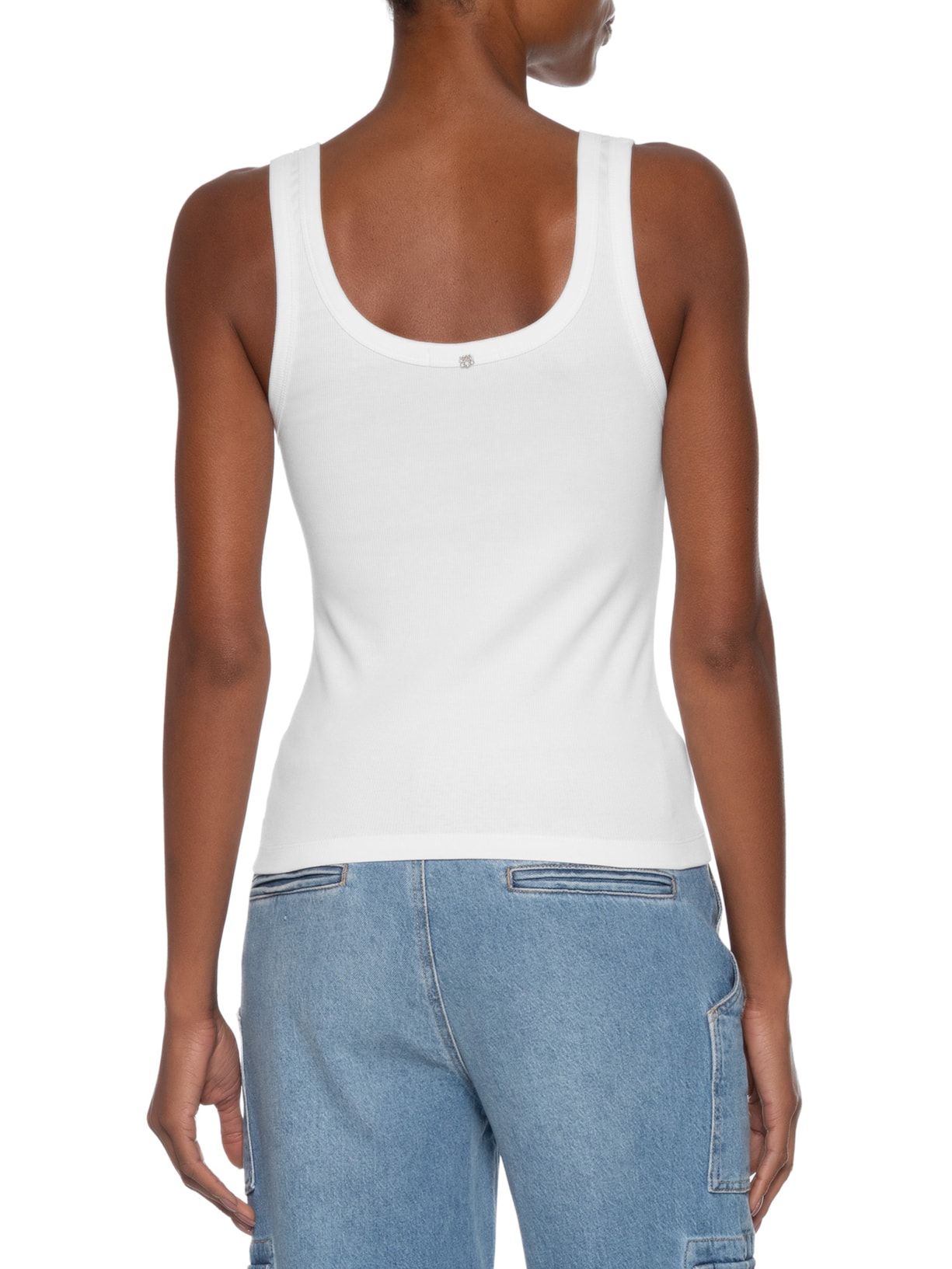 Regata Feminina Rib Vivs Branco Bo.bô