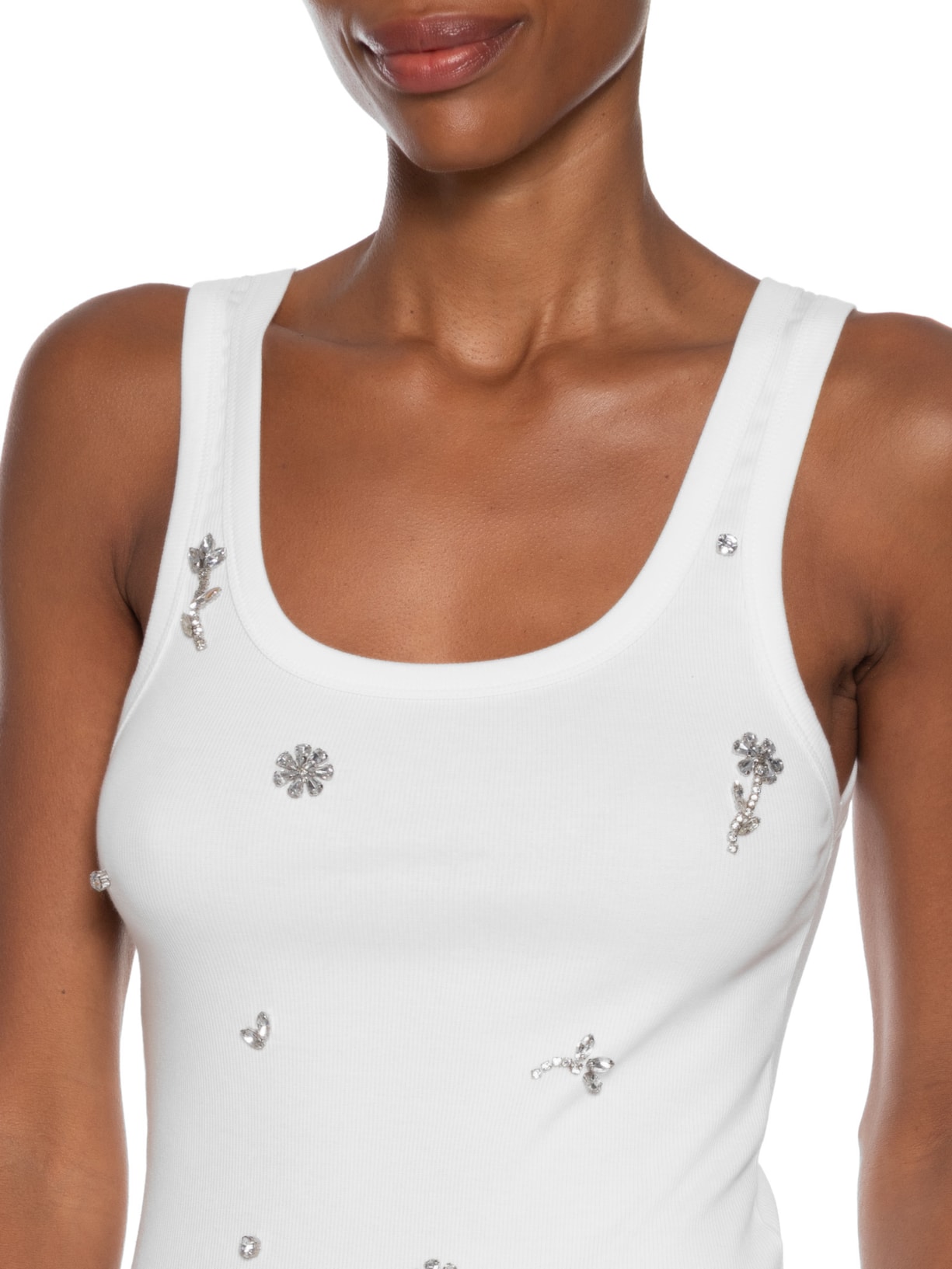 Regata Feminina Rib Vivs Branco Bo.bô