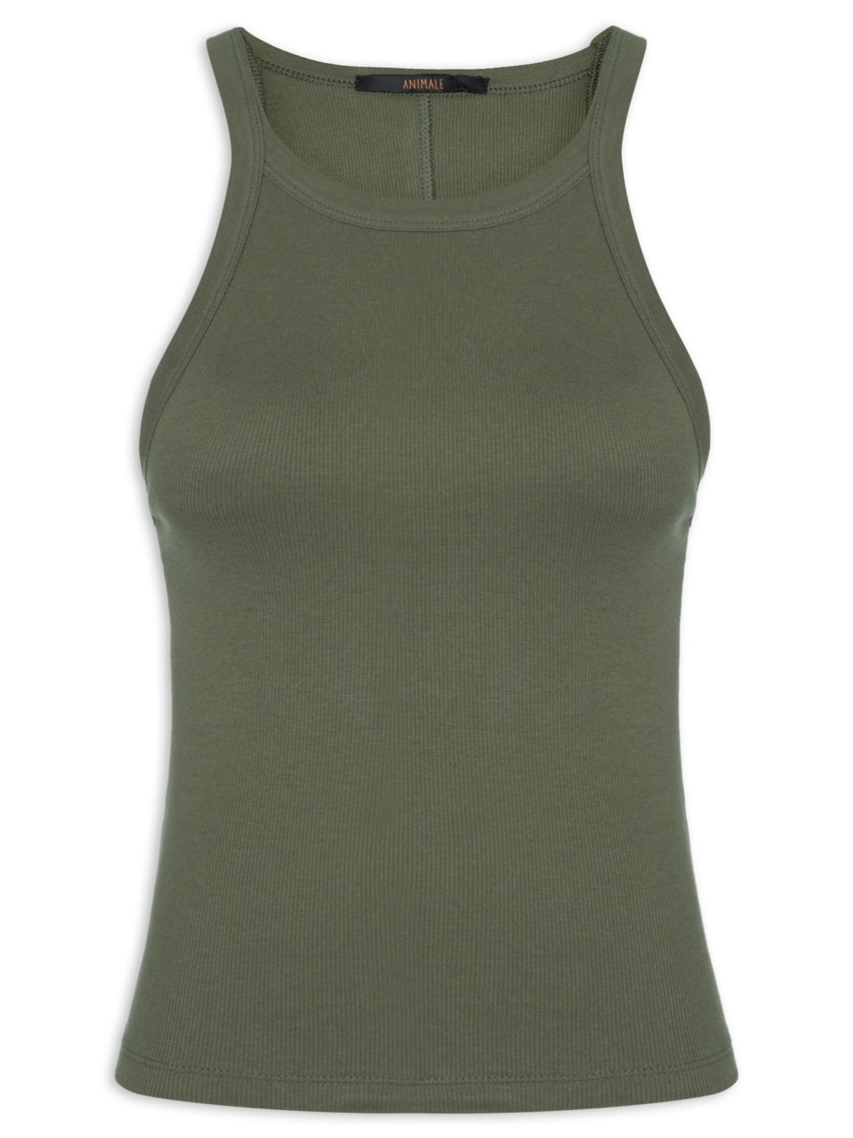 Regata Feminina Ribana Basic Verde Animale