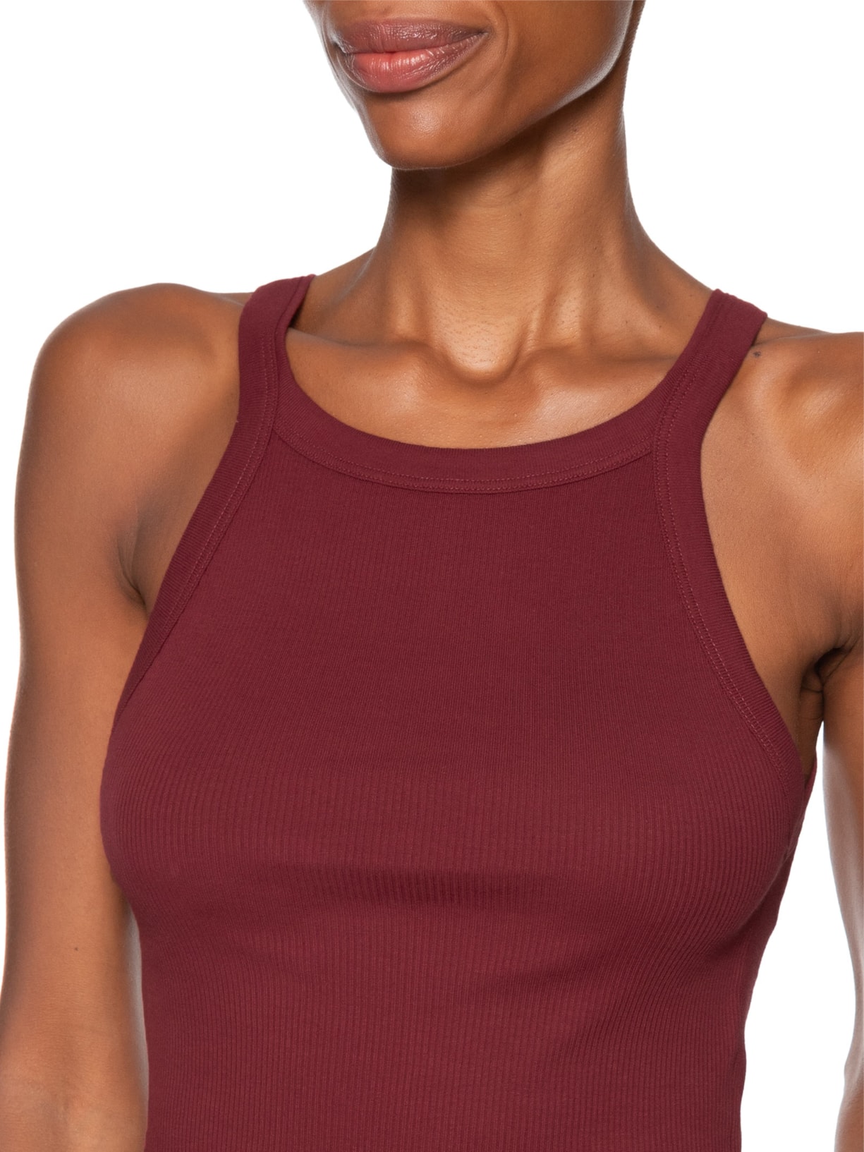 Regata Feminina Ribana Basic Vermelho Animale