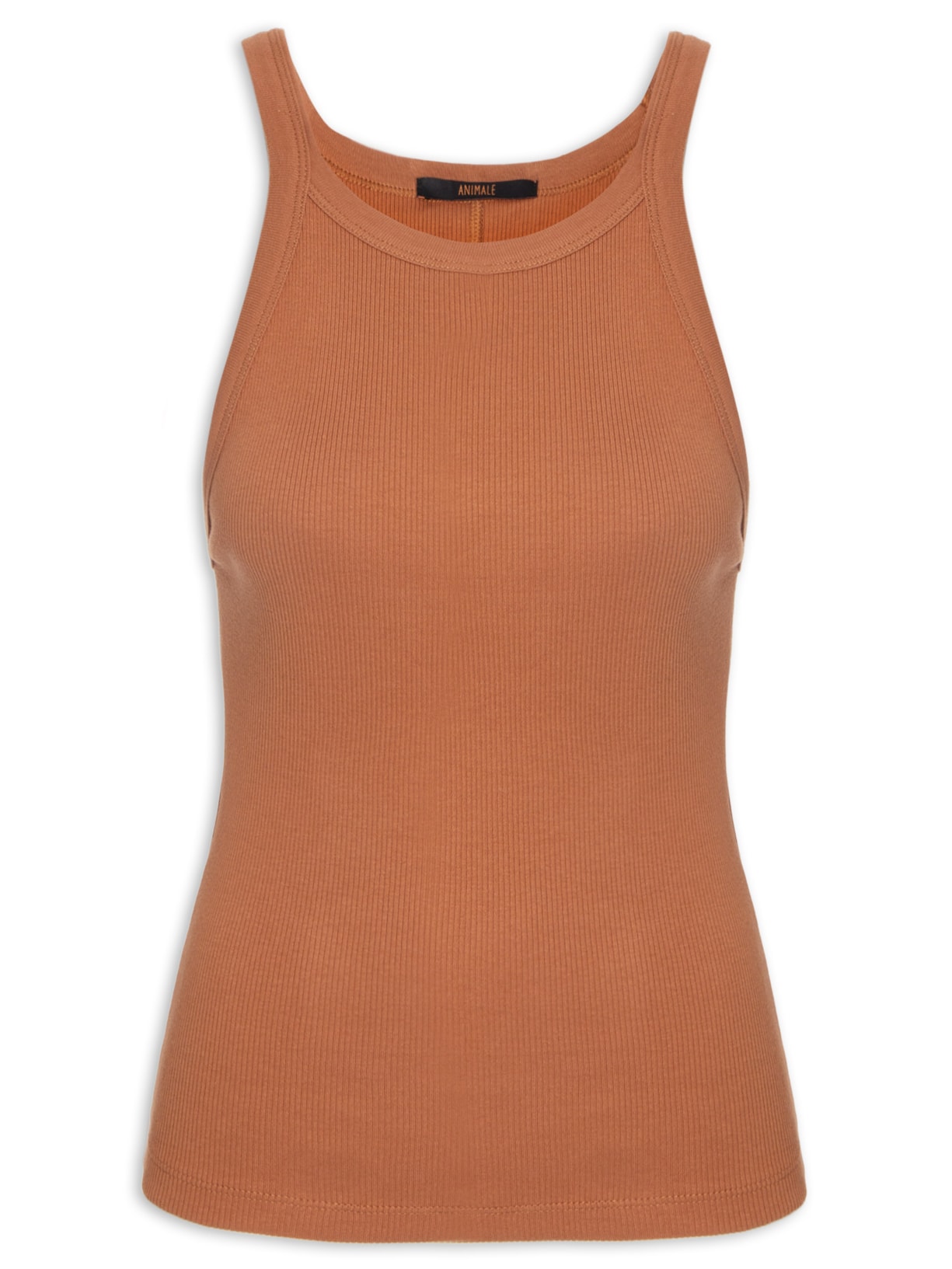 Regata Feminina Ribana Basic – Marrom Animale