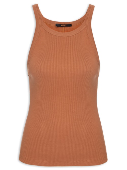 Regata Feminina Ribana Basic – Marrom