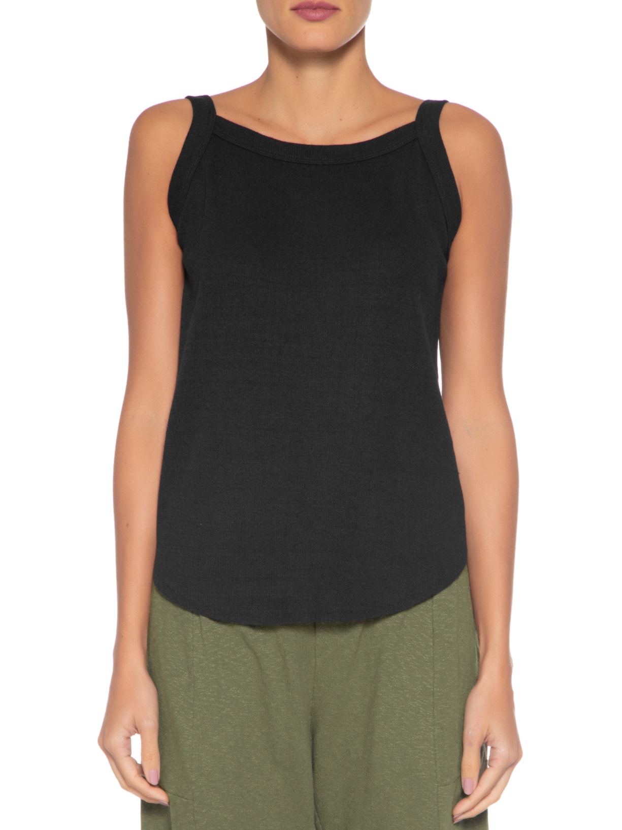 Regata Feminina Ribana Eco Preto Osklen