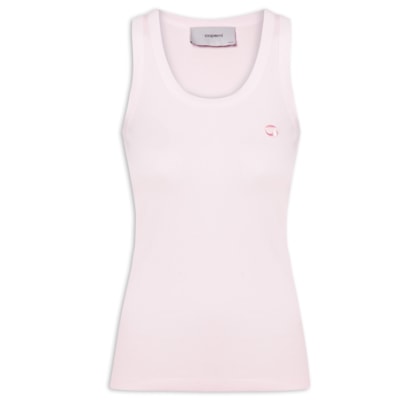 Regata Feminina Ribana Logo Tank Top - Rosa