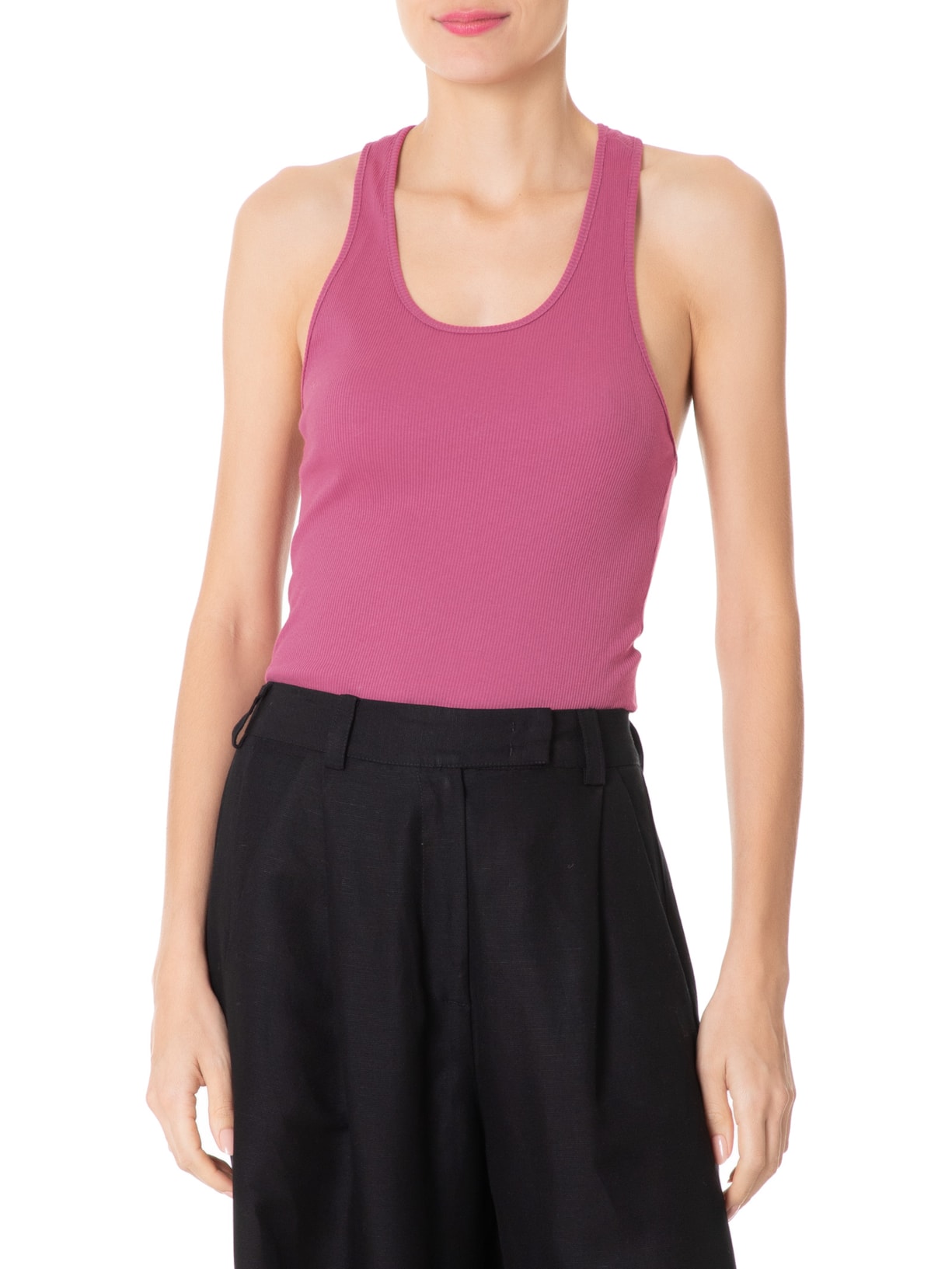 Regata Feminina Ribana Nadador Color Rosa Animale