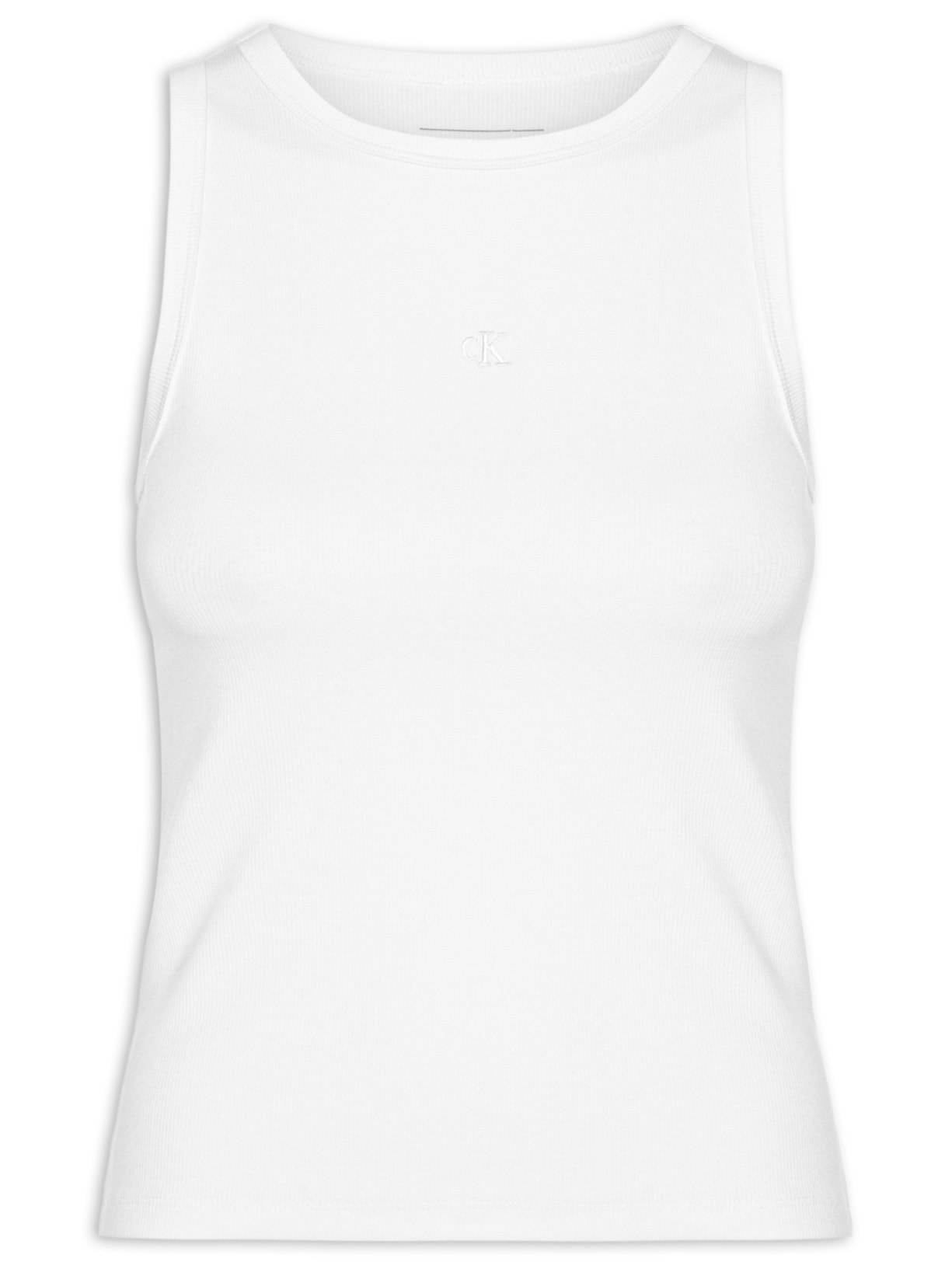 Regata Feminina Ribana – Branco Calvin Klein Jeans