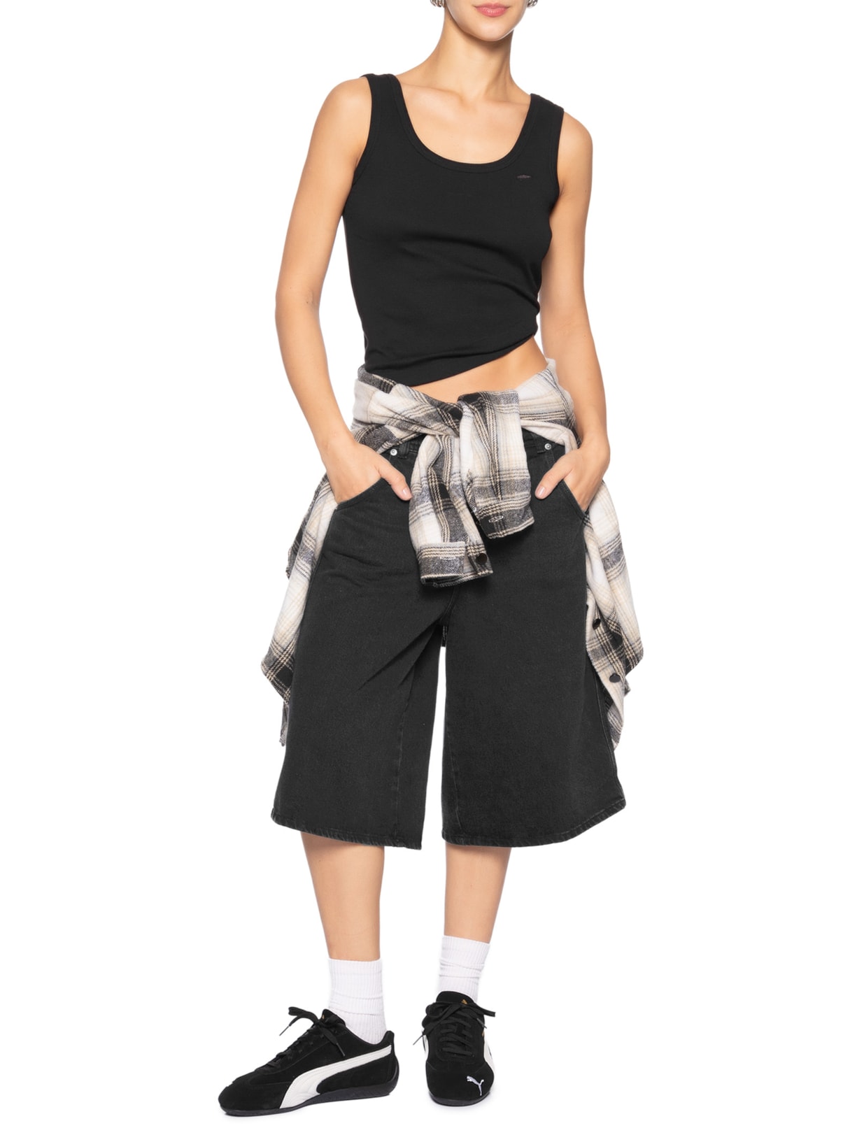 Regata Feminina Salton Tank Preto Vans