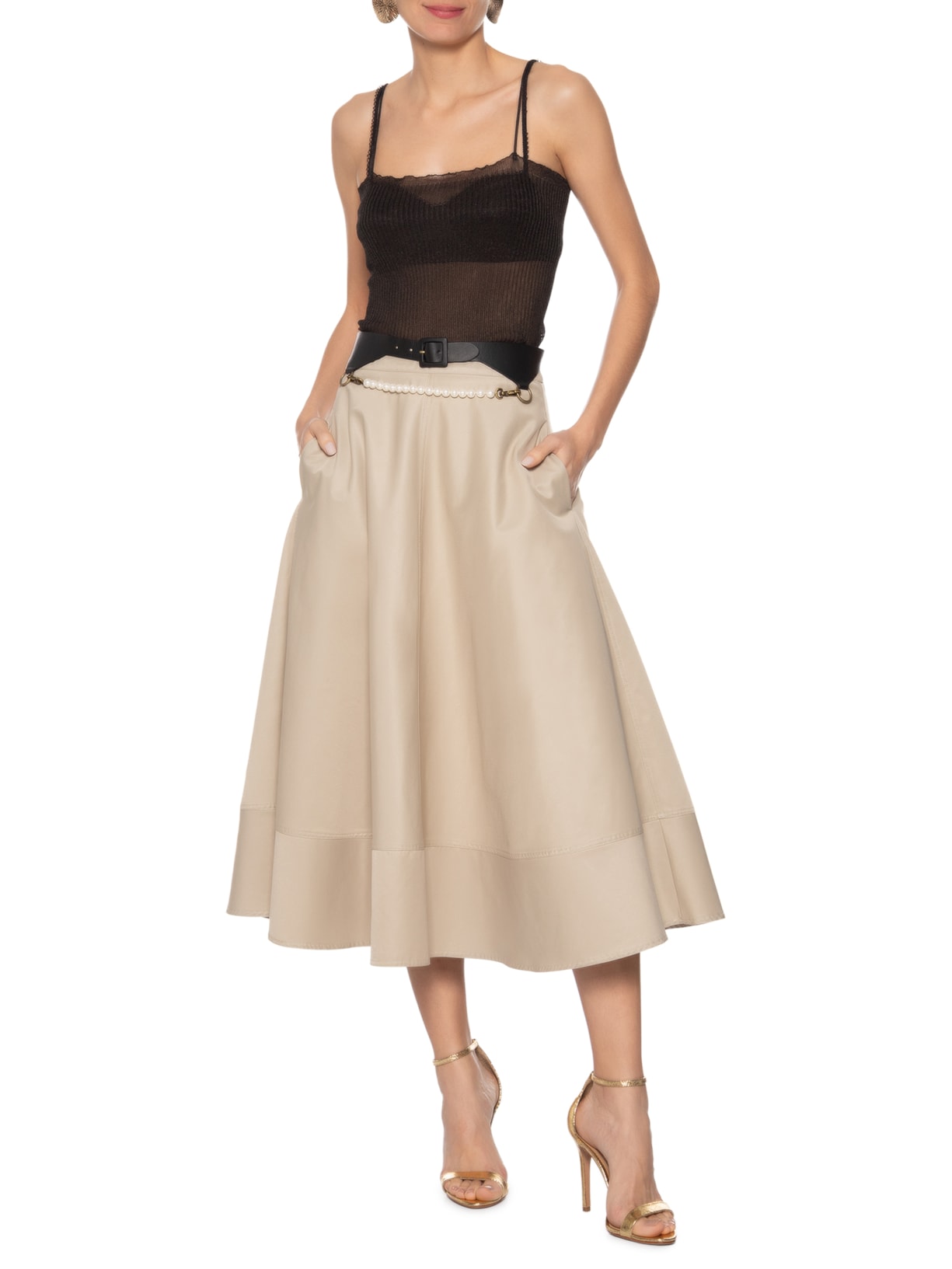 Regata Feminina Sanfoninha Body Tricot Preto Paula Raia