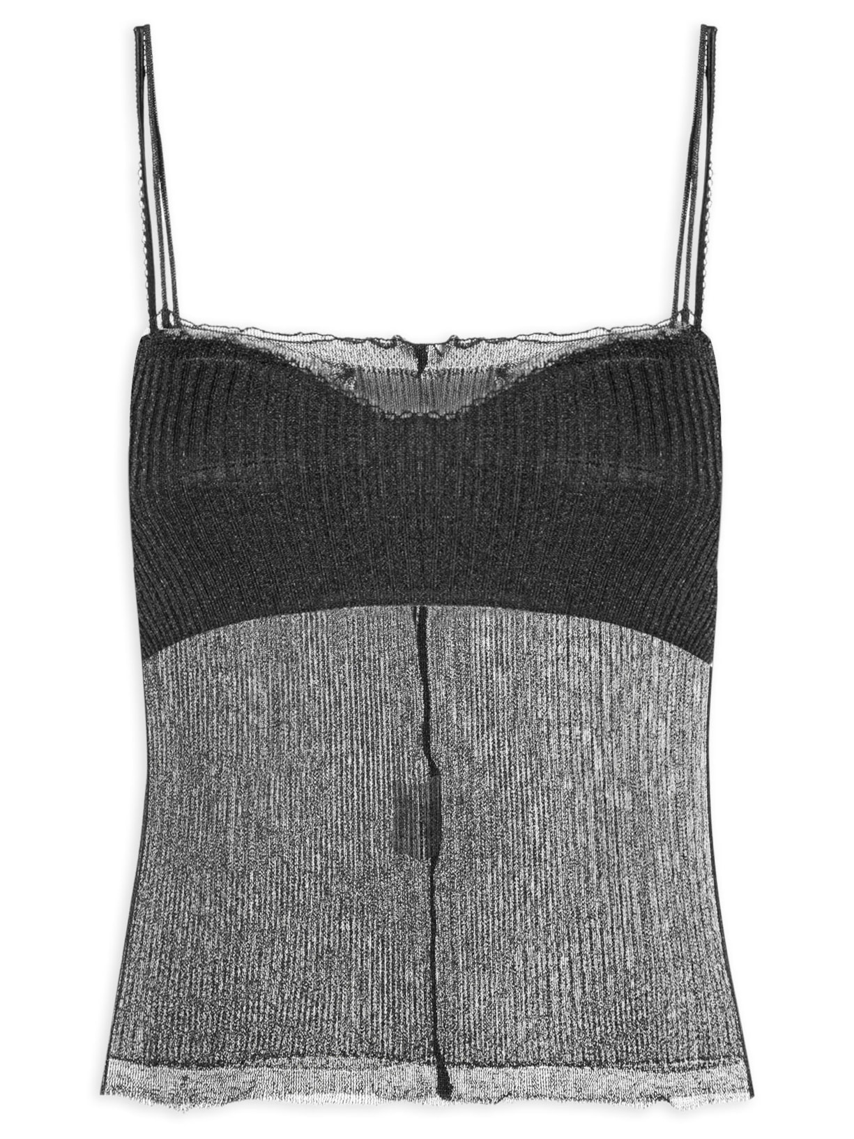 Regata Feminina Sanfoninha Body Tricot Preto Paula Raia