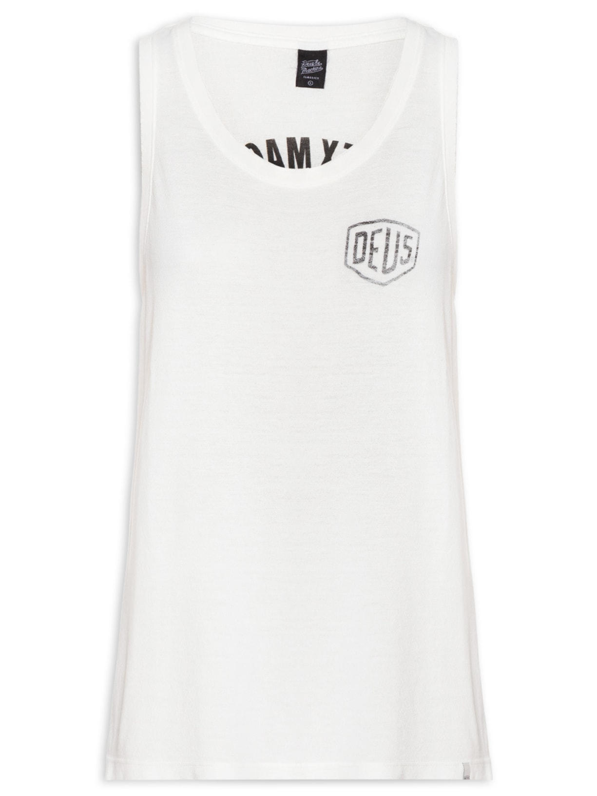 Regata Feminina São Paulo Branco Deus Ex Machina