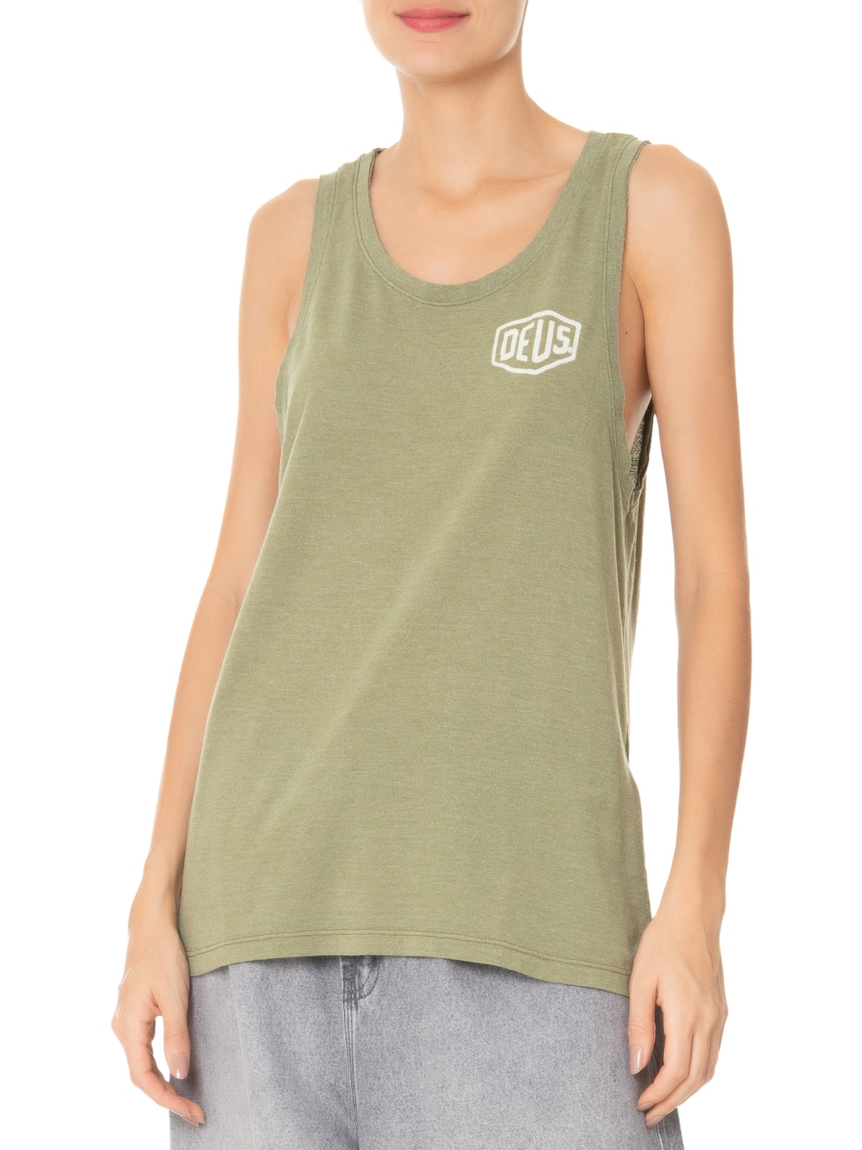 Regata Feminina São Paulo Verde Deus Ex Machina