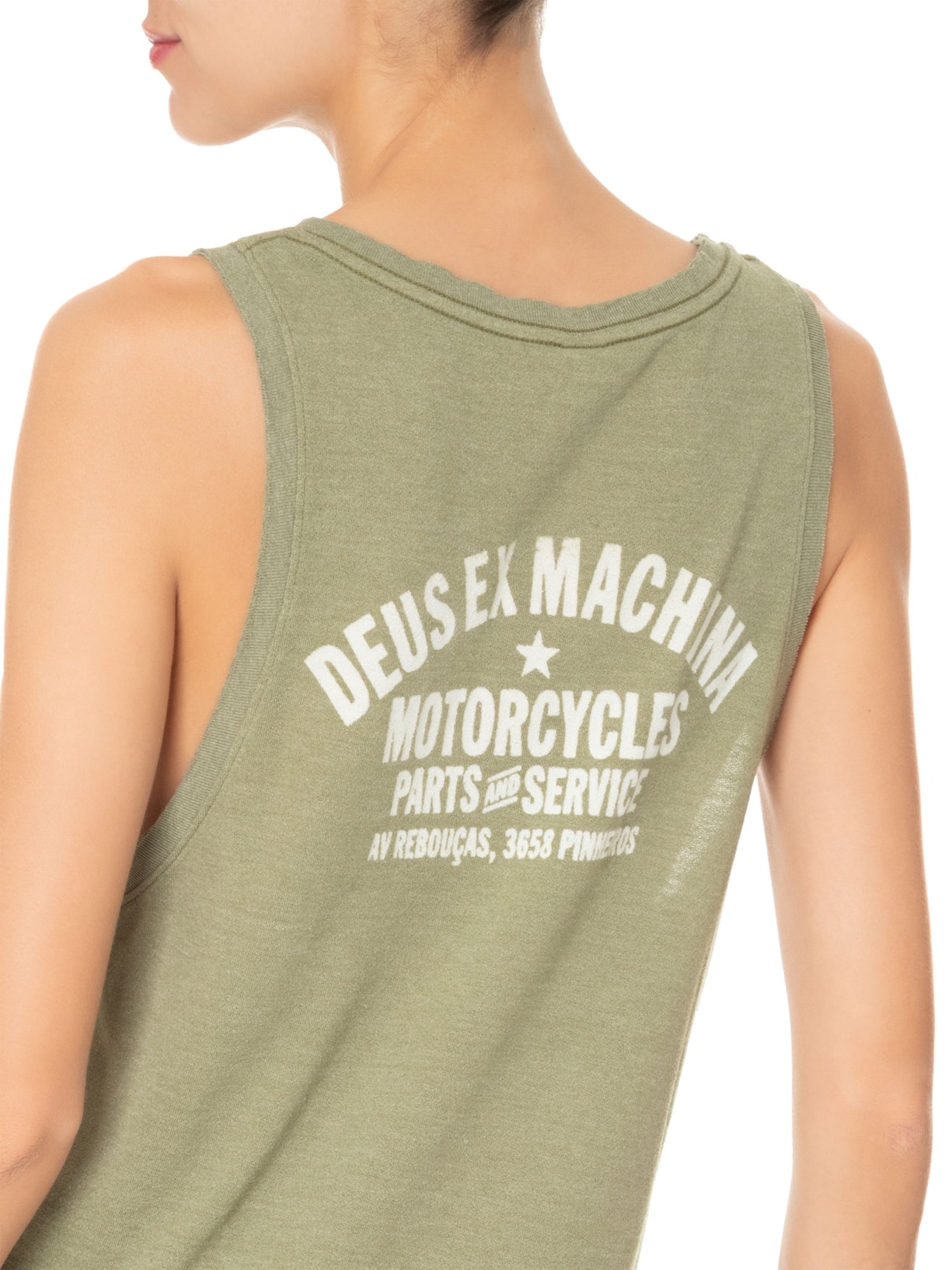 Regata Feminina São Paulo Verde Deus Ex Machina