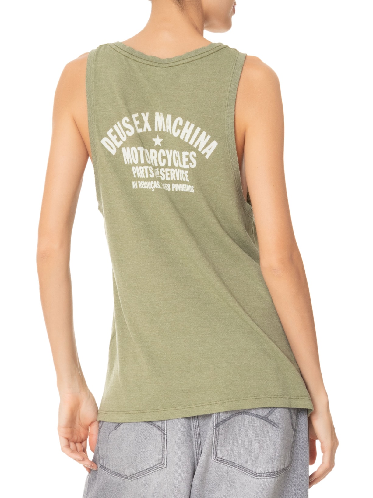 Regata Feminina São Paulo Verde Deus Ex Machina