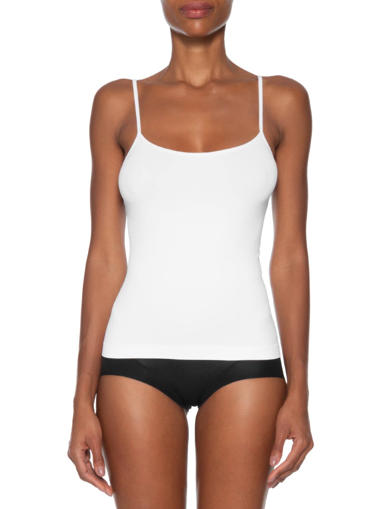 Regata Feminina Segunda Pele Em Microfibra Light Branco Hope