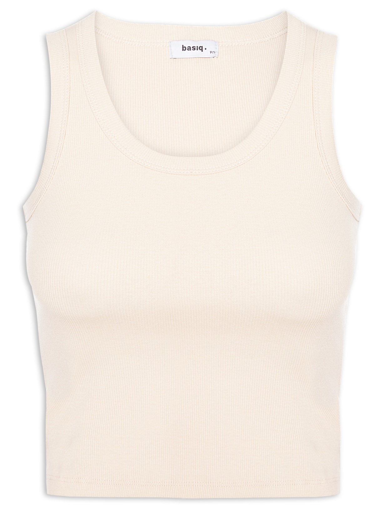 Regata Feminina Sem Manga Básica - Off White