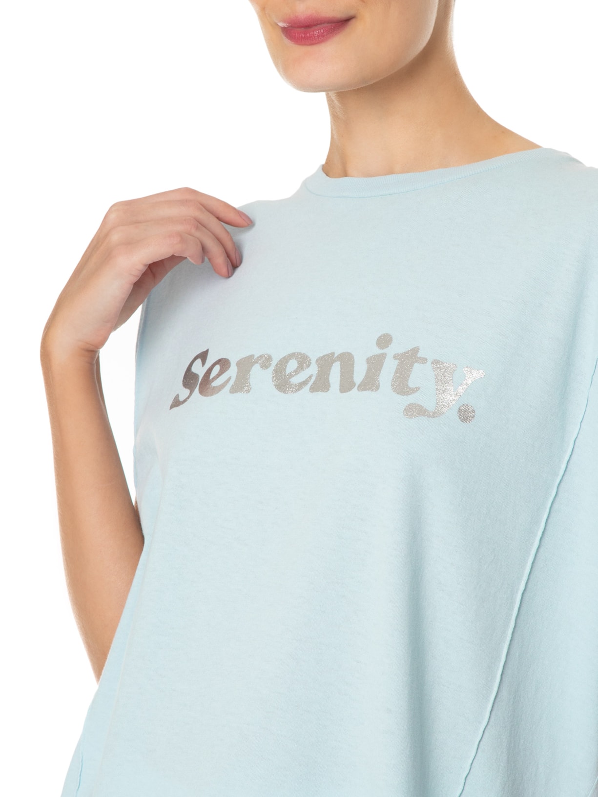 Regata Feminina Serenity Azul Mixed