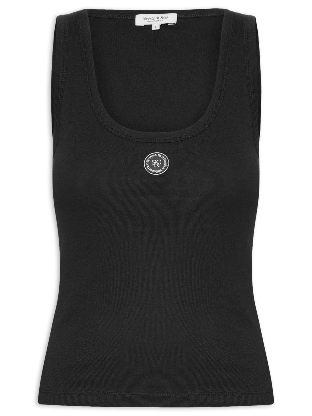 Regata Feminina Shrwc Baby Rib Tank Preto Sporty & Rich