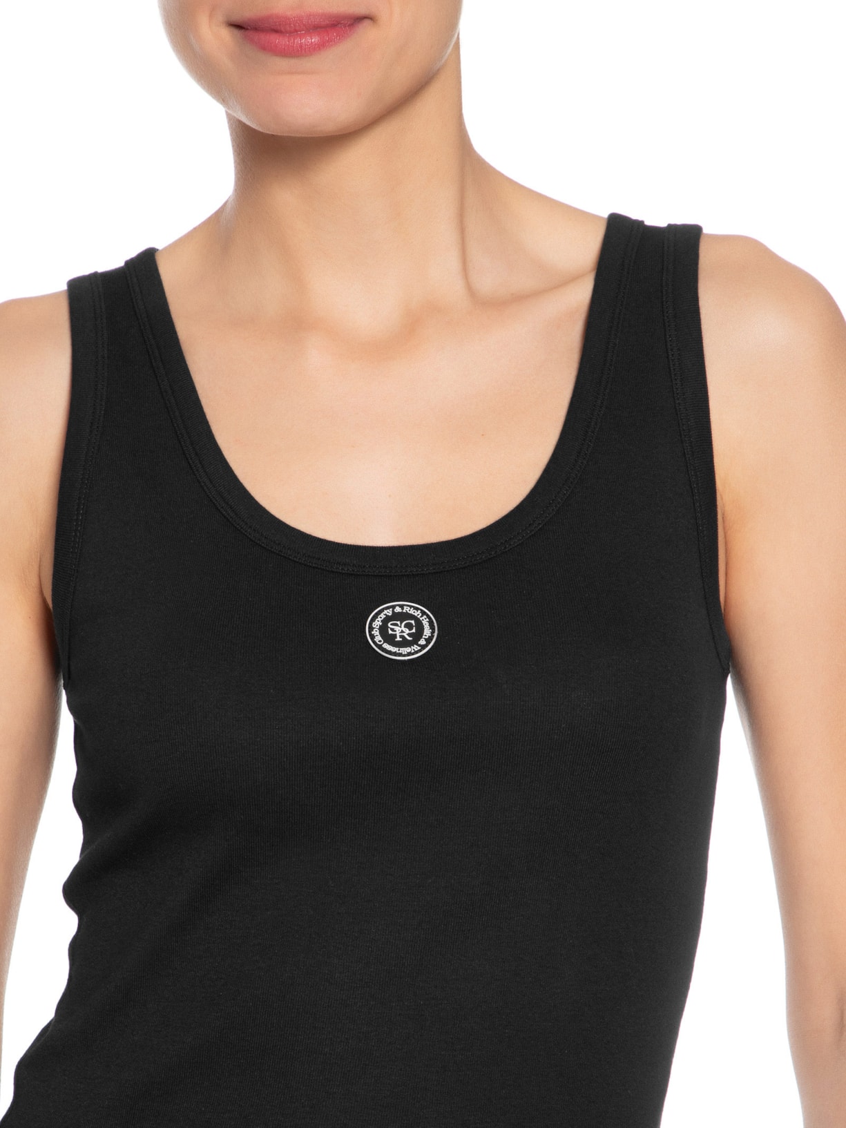 Regata Feminina Shrwc Baby Rib Tank Preto Sporty & Rich