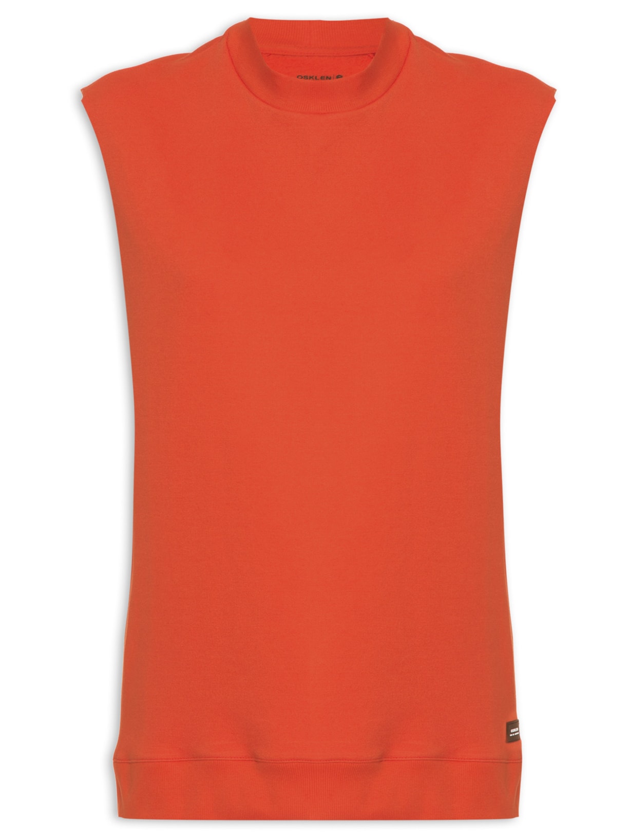 Regata Feminina Sleeveless Moletom Primary - Vermelho