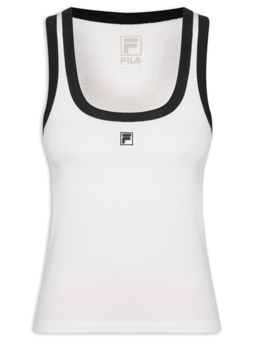 Regata Feminina Slim F-Box - Branco