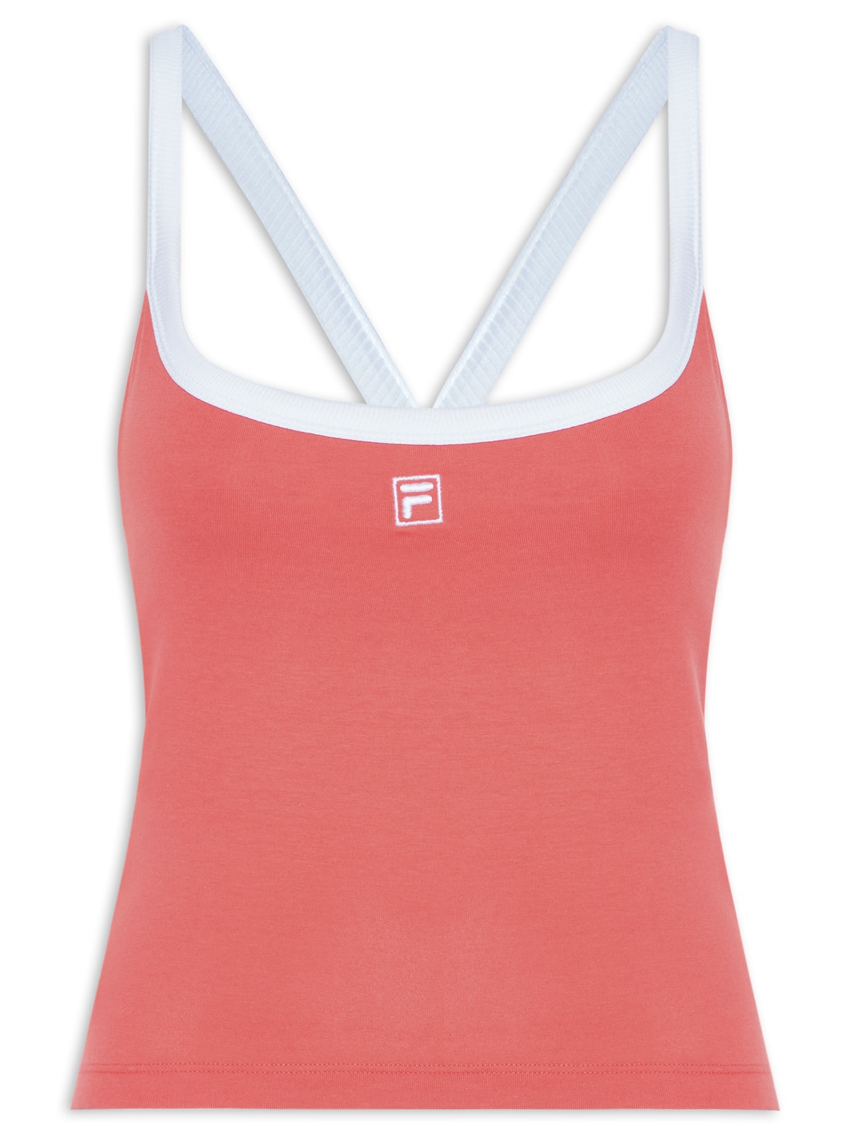 Regata Feminina Slim Tank Vermelho Fila