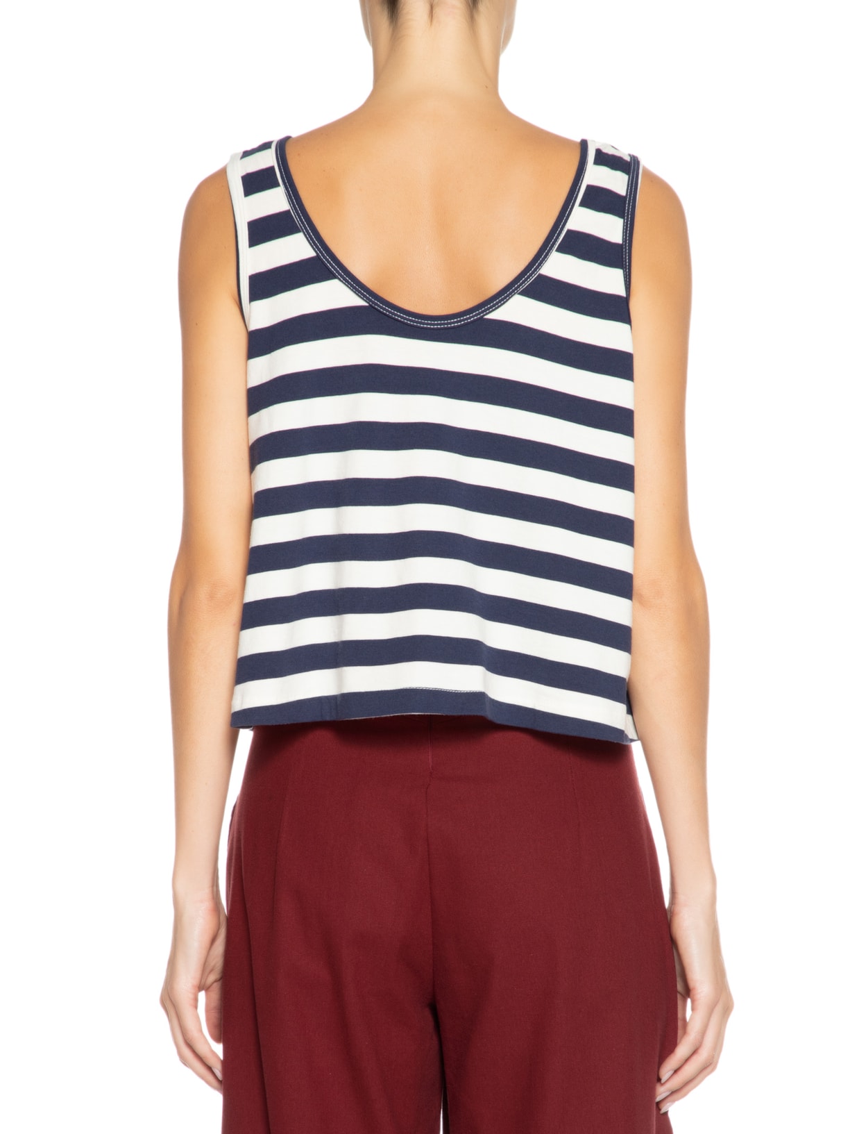 Regata Feminina Stripes Indigo Azul Osklen