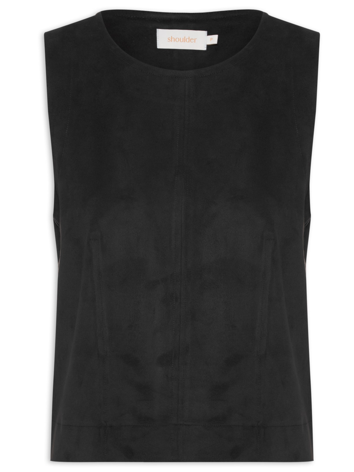 Regata Feminina Suede - Preto