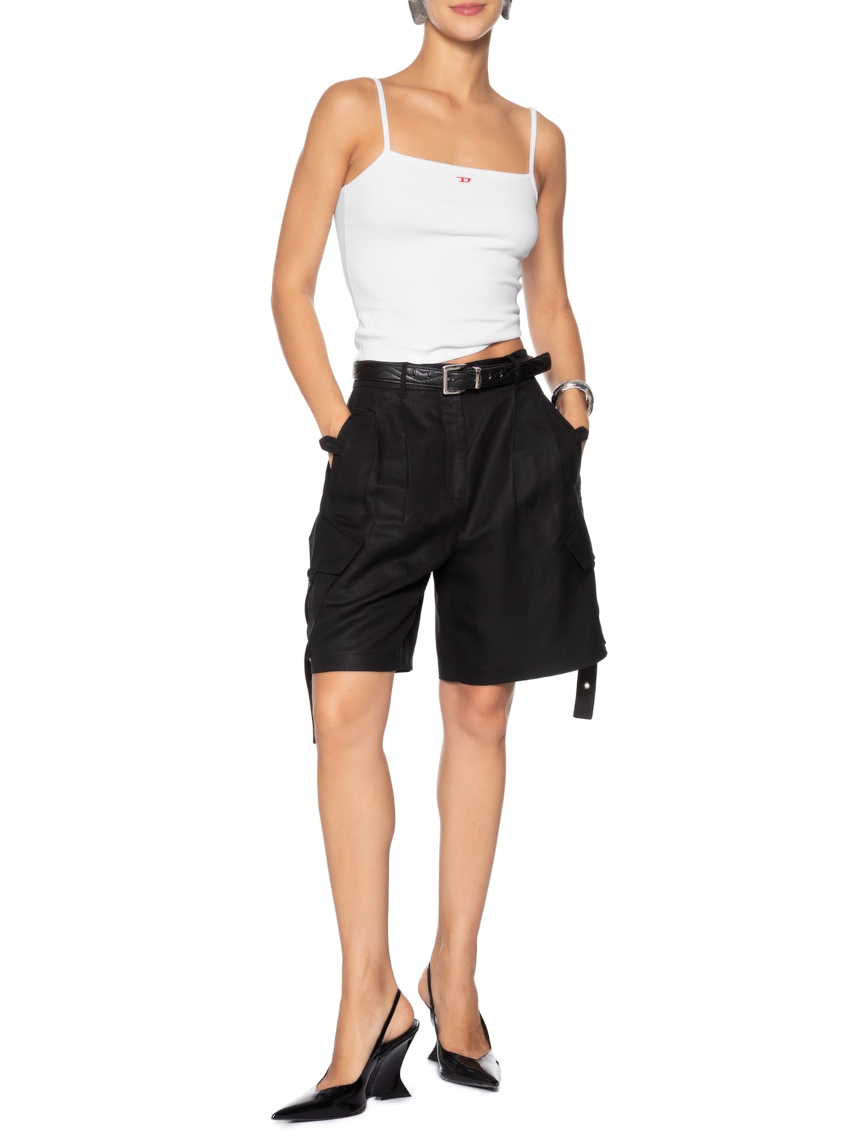 Regata Feminina T-Hop-D Branco Diesel